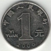 Chiny 1 Yi Yuan Juan 2006 - 25 mm