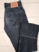 Levis jeansy damskie S W30 straight klasyczne denim granatowe 