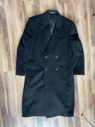 Adolfo L długi płaszcz wełna Kaszmir