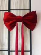 Ogromna kokarda na choinkę, ozdoba na drzwi ŚWIĘTA Bożego Narodzenia 