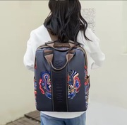 Duży Nylonowy pojemny plecak damski Nowy