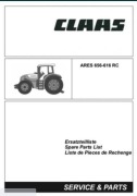 Katalog części Claas ARES 616, 626, 636, 646, 656 