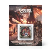 Dungeons & Dragons metalowa moneta znaczek Red Dragon LE nr 0493