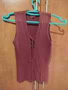 Koszulka bluzka bez rękawów 