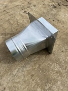 Redukcja przejście redukcyjne z 120x160 do fi 150  kształtki wentylacyjne