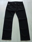 Męskie spodnie jeansowe DIESEL rozmiar L W32 L30 jeans czarne STRETCH