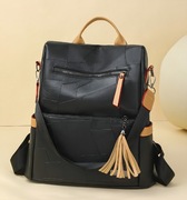 Antykradzieżowy plecak damski. Nowy. Czarny Plecako-torebka 