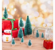 Choinki z drewnianą podstawą