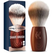 King C. Gillette pędzel do golenia z drewnianą rączką