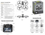Dron Z4 FPV WiFi aparat sterowany z pilota z dużym ekranem, fotografia lotn