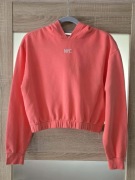 H&M Basic NYC bluza dresowa z kapturem rozmiar 158/164 12-14Y brzoskwinia