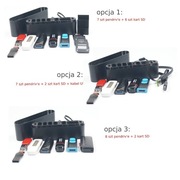  Etui organizer pudełko pendrive i karty SD + smycz gratis