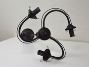 Czarny Żyrandol Świeczkowy 3 x [E14]