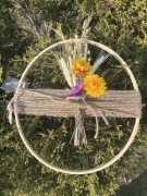 Wianek wieniec naturalny ozdoba rękodzieło 