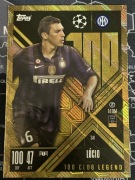 Lucio 100 Club topps match Attax extra 