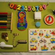 Tablica Manipulacyjna Sensoryczna Montessori DUŻA