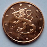 FINLANDIA  2010 5 CENTÓW UNC !!!!!!!!!!