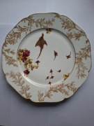 Ręcznie malowany talerz Unikat 1886 Haviland Limoges Japonizm Antyk