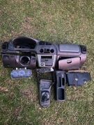 Czarna deska rozdzielcza mitsubishi lancer evo 4/5/6 colt cj 5 