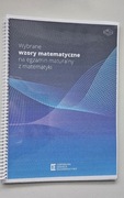 Wybrane wzory matematyczne CKE z matematyki  matura 2025  karta wzorów  A4