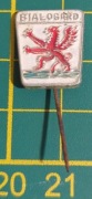 Stara spinka pins znaczek Herb Białogard