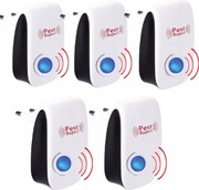 Odstraszacz ultradźwiękowy elektryczny na gryzonie i owady – zestaw 6 sztuk