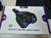Adapter zapalniczki zamochodowej z ładowarką quick charger 