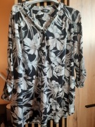 BLUZECZKA TUNIKA LUŹNA W KWIATY