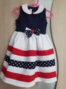 Sukienka Bonnie Jean 104 Morska Retro