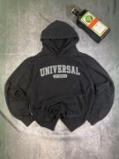 vintage universal studios black hoodie skate swag y2k casual basic