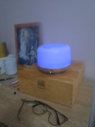 NAWILŻACZ POWIETRZA 4w1 DYFUZOR LAMPKA WIELOKOLOROWA AROMATERAPIA