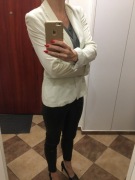 Dresowa miętowa marynarka Zara S