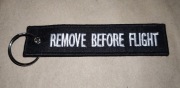 Zawieszka Remove Before Flight / RBF / CZARNA / HAFT - 100% QUALITY