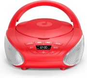 Gueray CD Player Przenośne odtwarzacze CD Boombox Radio z głośnikami
