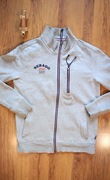 Bluza Sebago r. S szara zapinana z golfem bez kaptura bawełniana 