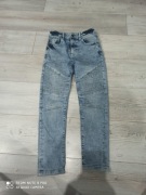 Modne spodnie reserved 140 miękki jeans