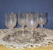 Vintage lata 70te 6 kieliszków do wina kryształ klasy S D'Arques Francja. U