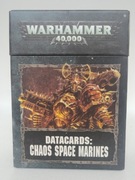 Karty Warhammer 40000 Datacards Chaos Space Marines Wersja Angielska 
