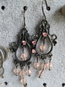 Wiszące kolczyki vintage 