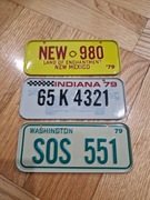 Mini Tablica Tablice USA rejestracyjne Wheaties New Mexico Indiana