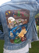 Kapitan bomba kurtka jeansowa katana