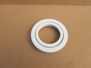 Oprawa lampa wpuszczana do sufitu DUŻA żarówka 111mm 75W GU10 BIAŁA MAT