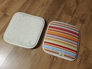 Poduszki wełniane na krzesło taboret kwadratowe 30 x 30 cm