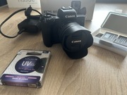 Aparat Canon EOS M50 Mark II + 15-45mm + 3 baterie + akcesoria