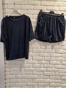 Dres welurowy krótki rekaw