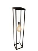 Lampa stojąca loft industrial czarna metalowa E27