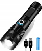 Mocna Latarka Taktyczna CREE LED Zoom Akumulator NOWA OKAZJA