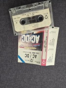 Kaseta MC AC/DC Live usa '78 Unikat! Metal!