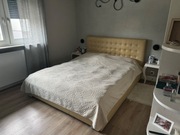 Łóżko kolor ecru 160/200