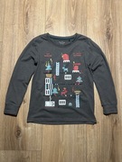 Bluzka z długim rękawem dziecięca szara Reserved rozmiar 122/128